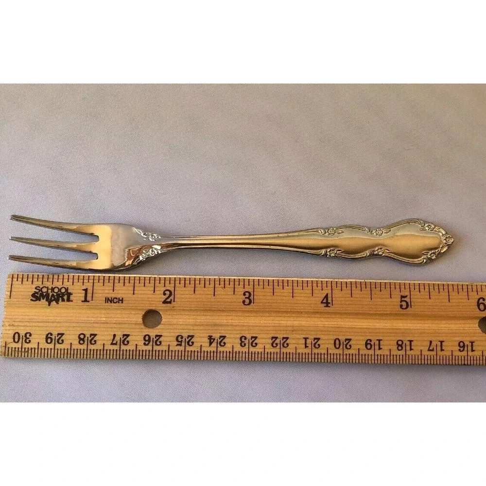 Excel‎ 18-0 Stainless Steel Silverware Cocktail Seafood Fork 6